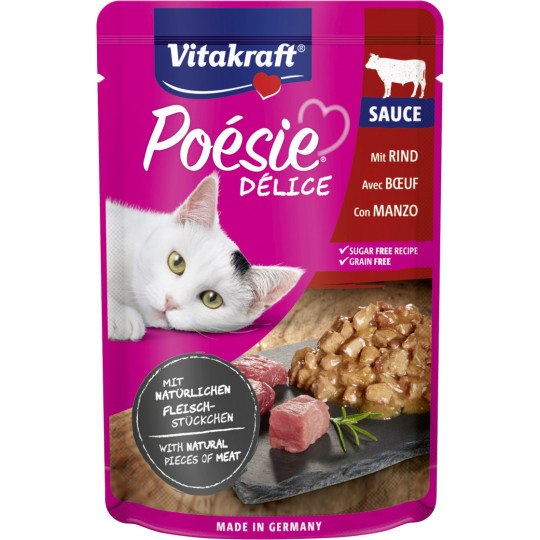 Vitakraft Poésie Délice mit Rind 85G