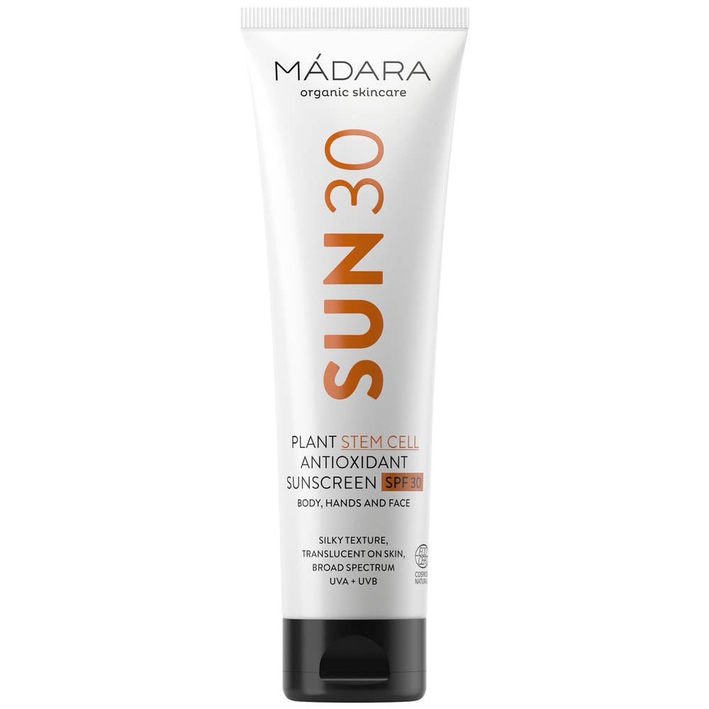 Madara Sun30 Plant Stem Cell Antioxidant Sunscreen Spf30 Protection Solaire Spf30 Certifiée Naturelle