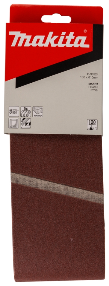Makita pribor P-36924 Brusna traka 610 x 100 mm K120 5 kom.