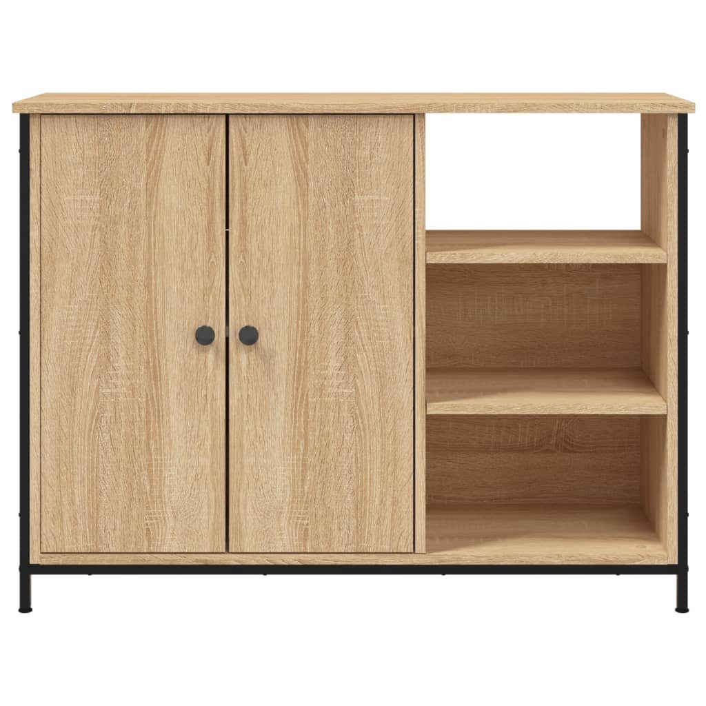 vidaXL Sideboard Sideboard Sonoma-Eiche 100x33x75 cm Holzwerkstoff (1 St)