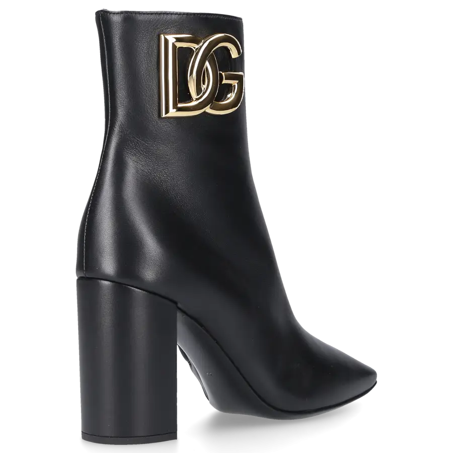 Dolce & Gabbana - Klassische Stiefeletten JACKIE Kalbsleder - schwarz