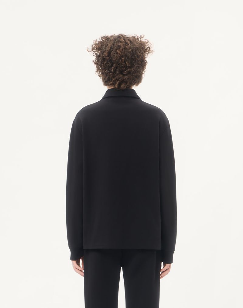 Valentino katoenen polo met V-gouden accenten