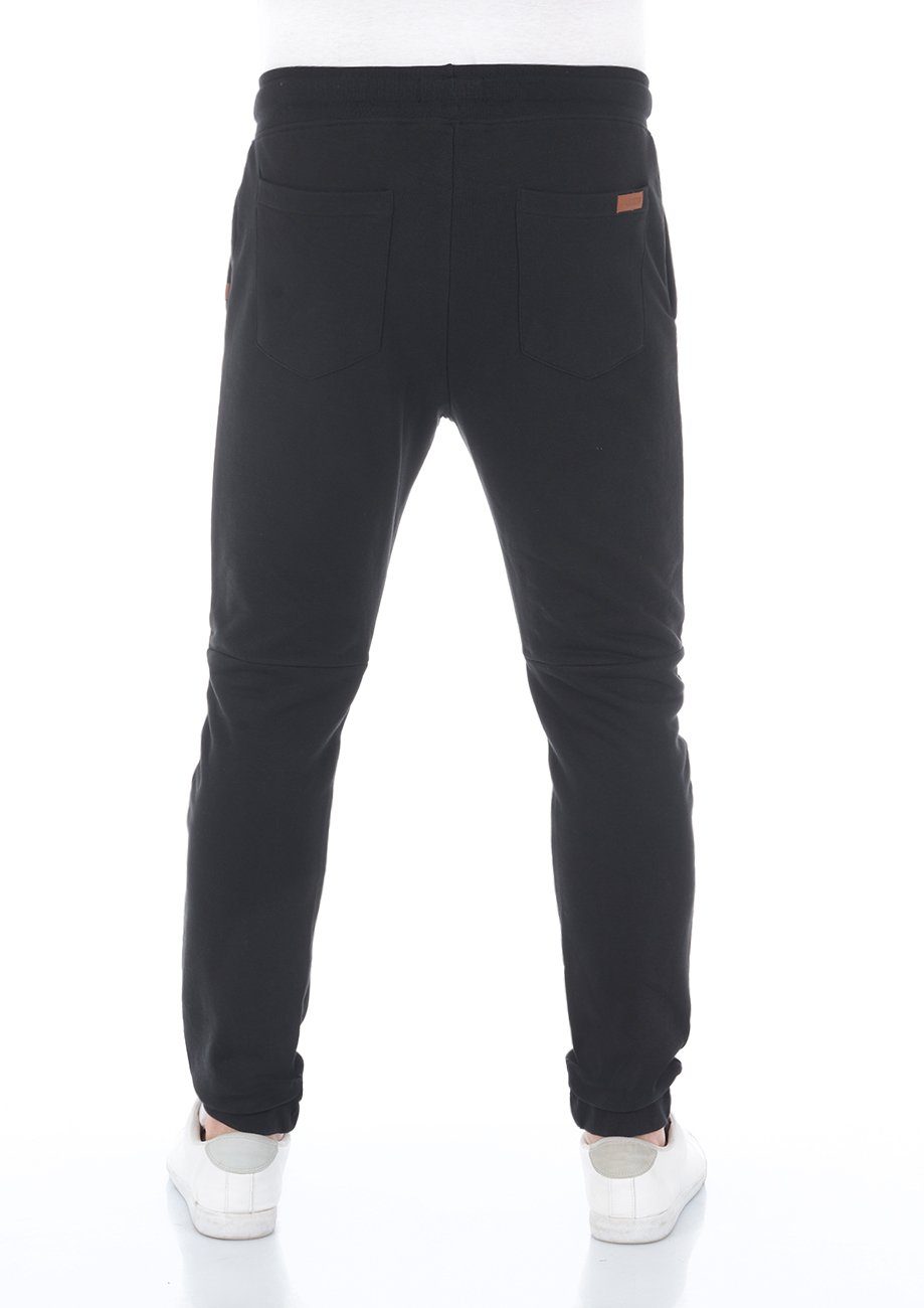 riverso Sweathose Herren Jogginghose RIVSven Slim Fit Trainingshose aus pflegeleichter Baumwollmischung