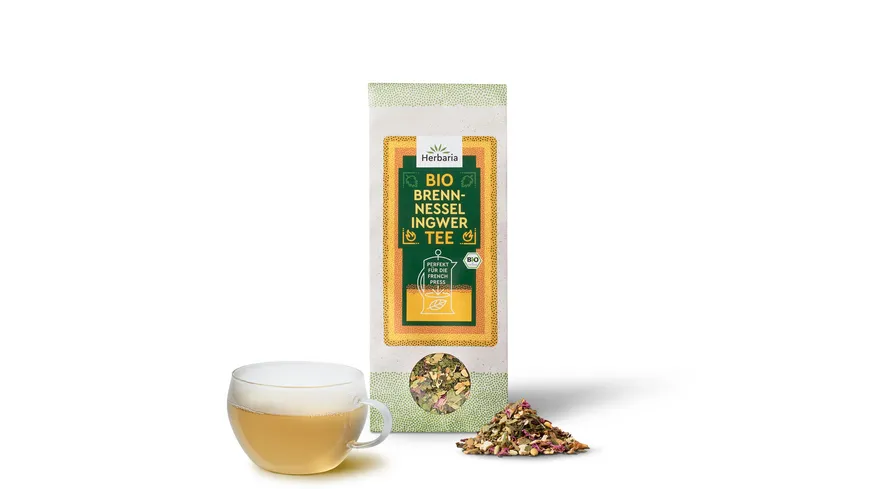 Herbaria Bio Teemischung Brennnessel-Ingwer 45 g