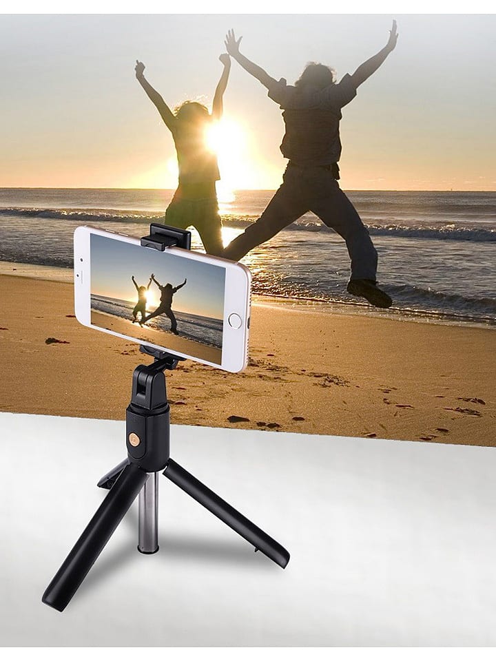 SWEET ACCESS Bluetooth-Mini-Selfiestick in Schwarz günstig kaufen onesize