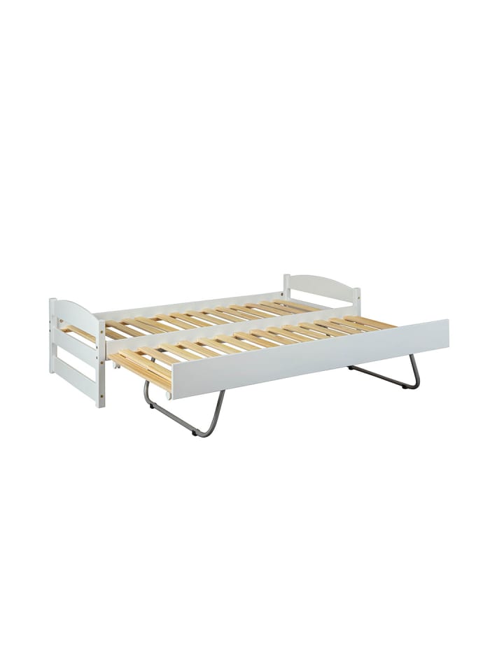 ebuy24 Bett Vicki Weiß 209 x 97 cm günstig kaufen onesize