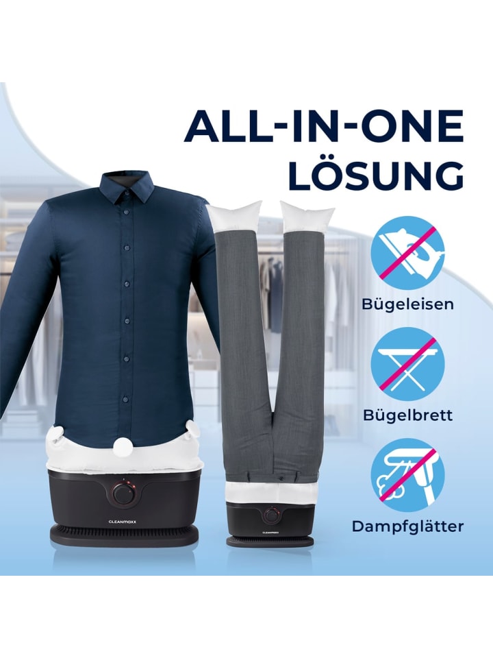 CLEANmaxx CLEANmaxx Bügler für Hemden, Blusen & Hosen - Schwarz günstig kaufen onesize