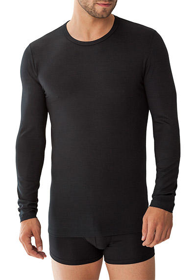 Zimmerli, Longsleeve, Modal-Stretch, schwarz