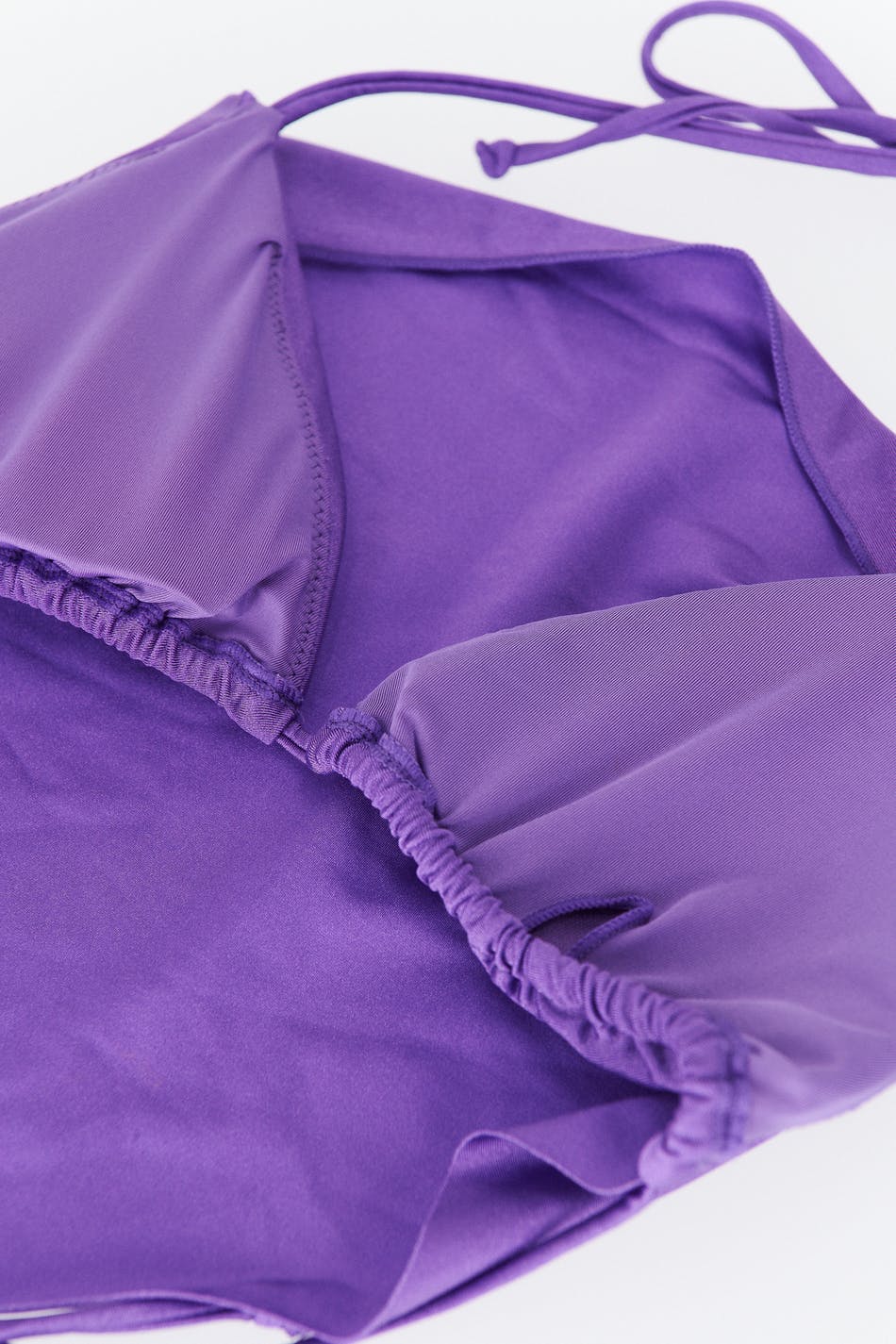 Cowl neck bikini top