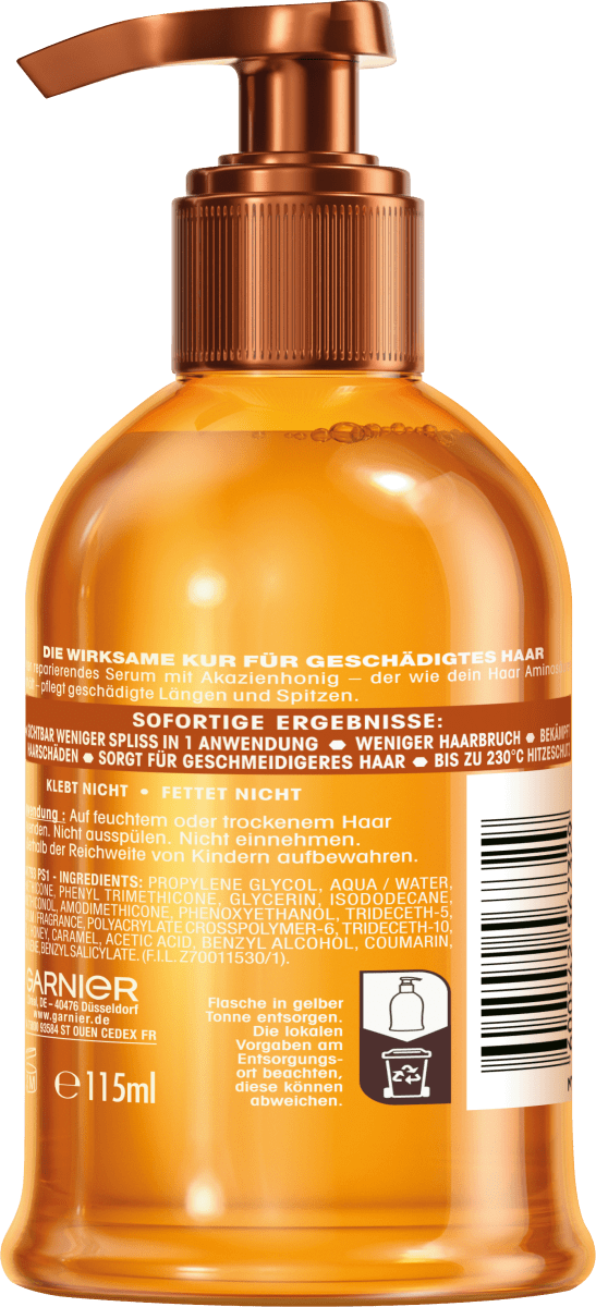 Haarserum Honig reparierend, 115 ml
