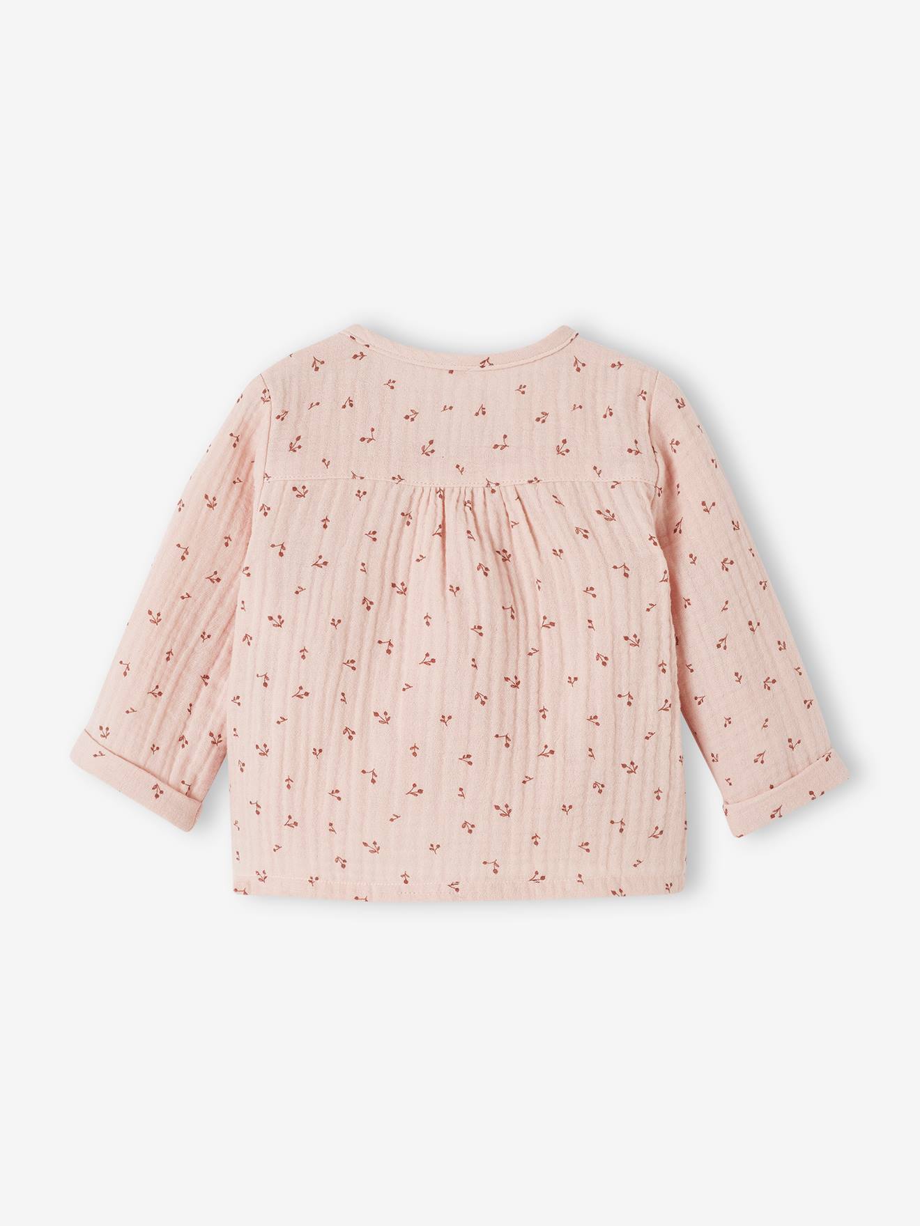 Vertbaudet Baby Wickeljacke - pudrig rosa