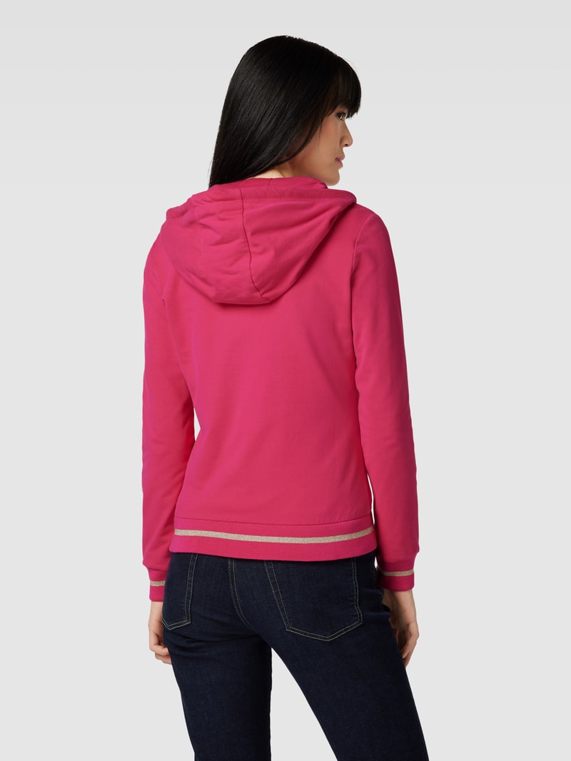 Sweatjacke mit Logo-Print Modell 'FELPA' in pink