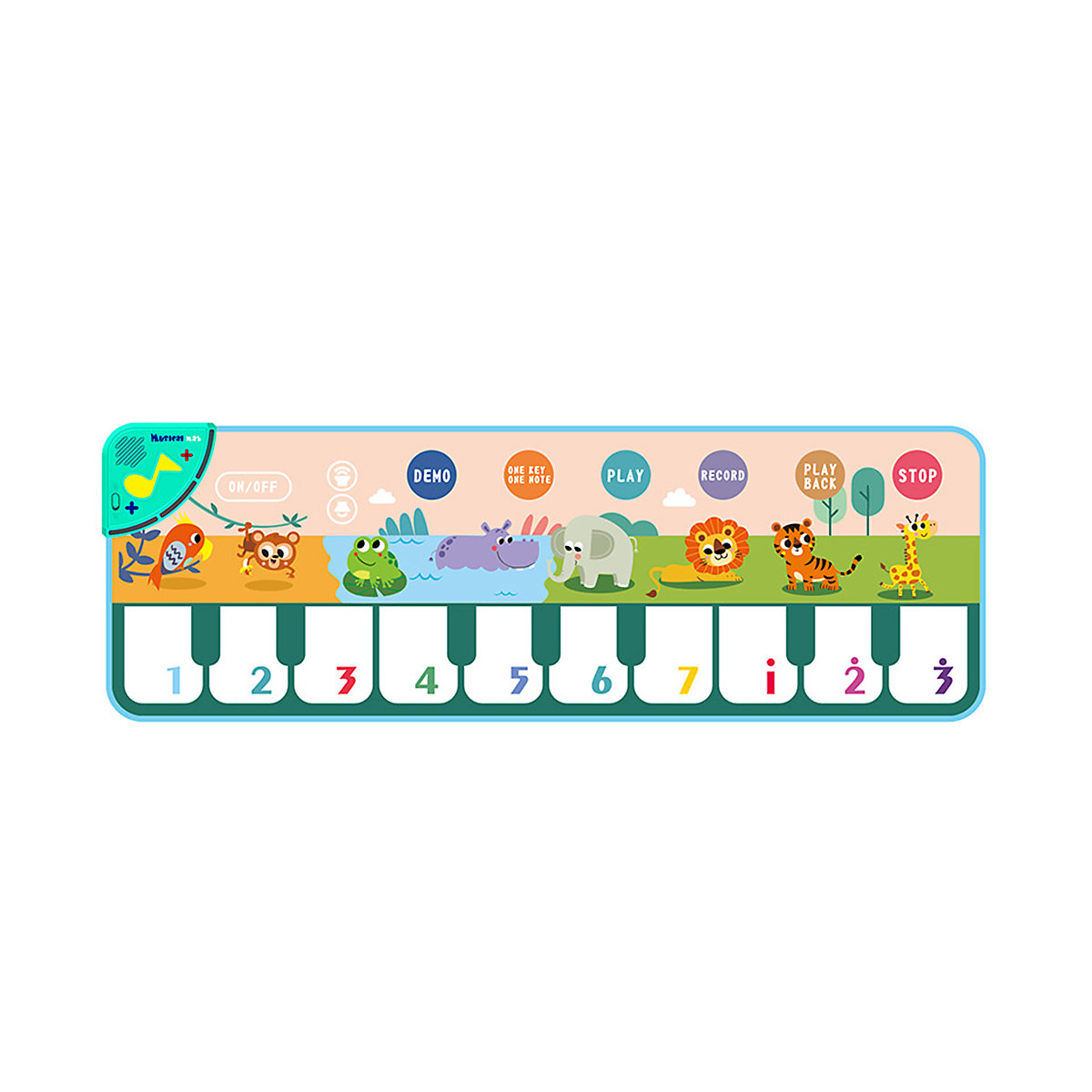 Klaviermatte Musikmatte Piano Matte für Kinder