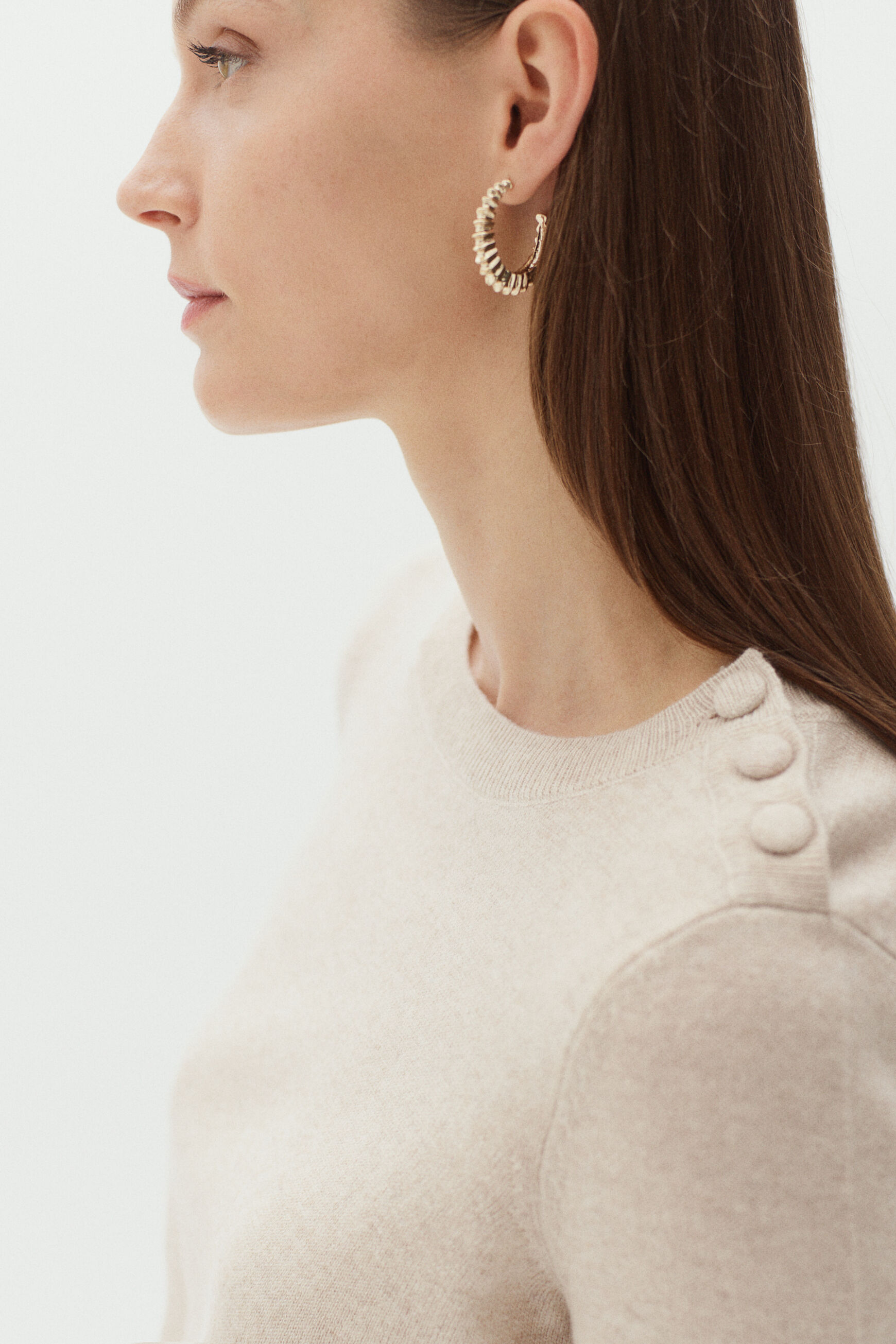 pull anya beige femme