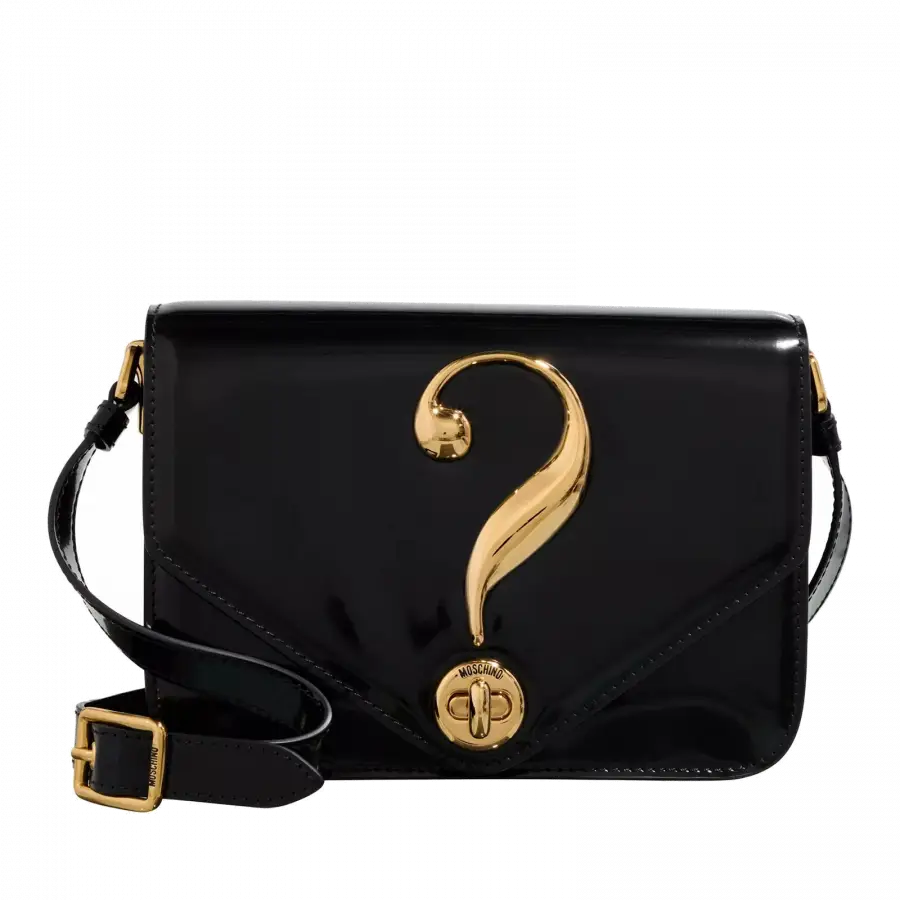 Moschino - Moschino Shoulder Bags Satin Black - schwarz