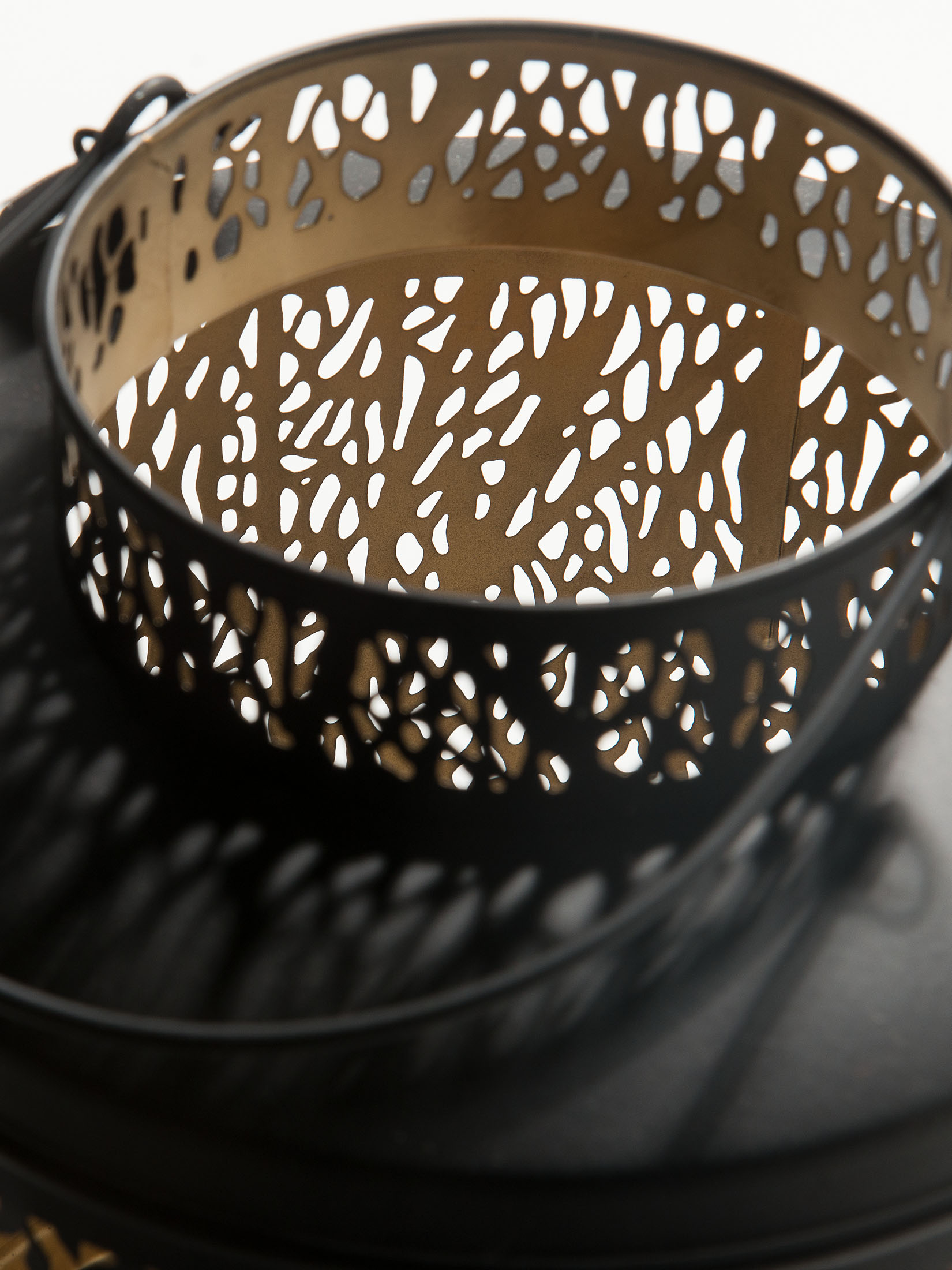 Caliano Laterne, Black/Gold