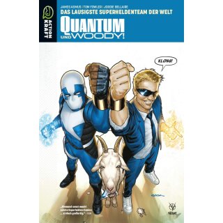 Quantum & Woody - Band 1: Das lausigste Superheldenteam der Welt (DE)