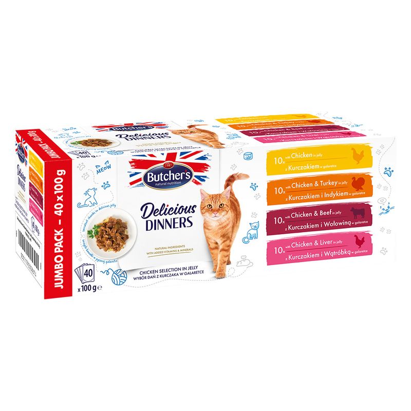 Megapack Butcher's Delicious Dinners 40 x 100 g