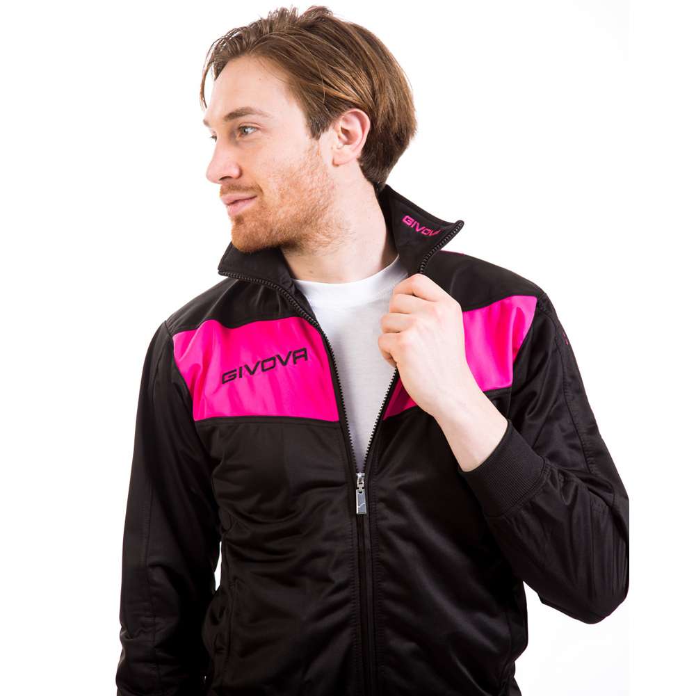 Givova Tuta Visa Trainingsanzug schwarz/fuxia