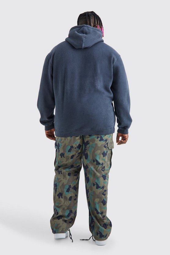 Plus lockere Camouflage Cargo-Hose
