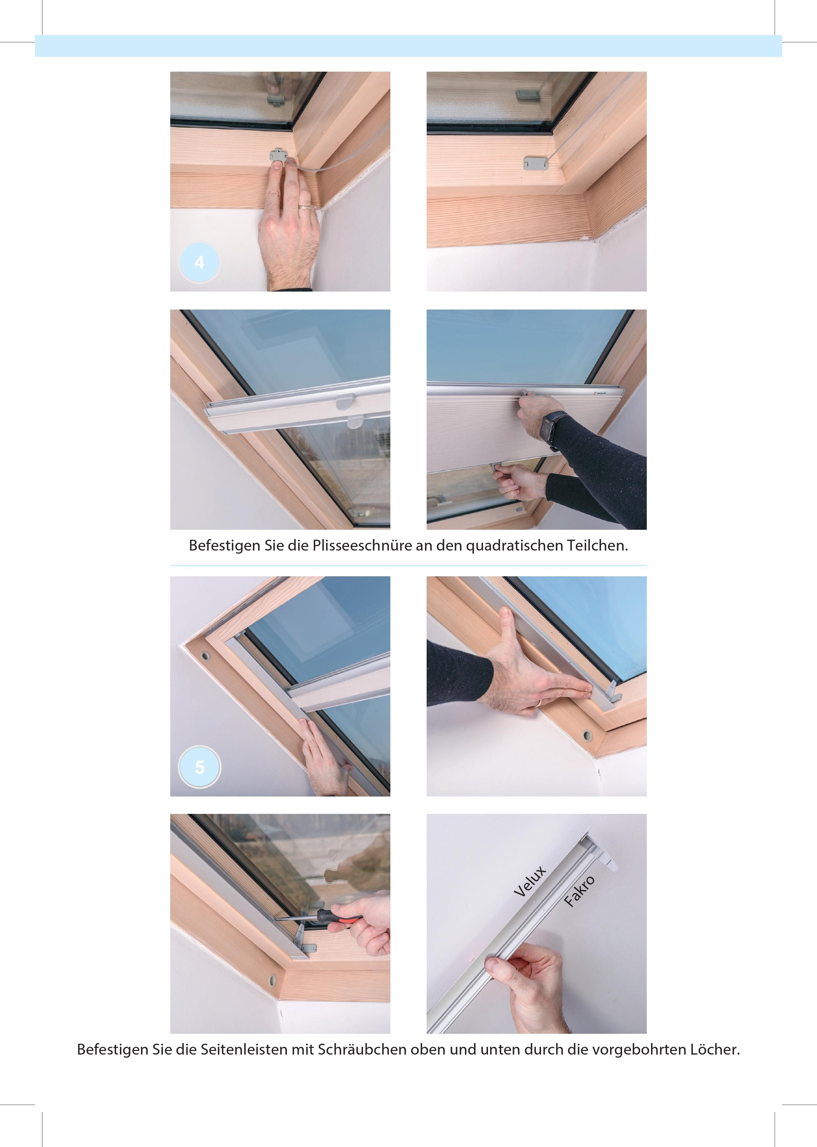 Dachfensterplissee PLISSEE THERMO VERDUNKLUNGSPLISSEE PASSEND FÜR FAKRO FALTROLLO, KS Handel 24