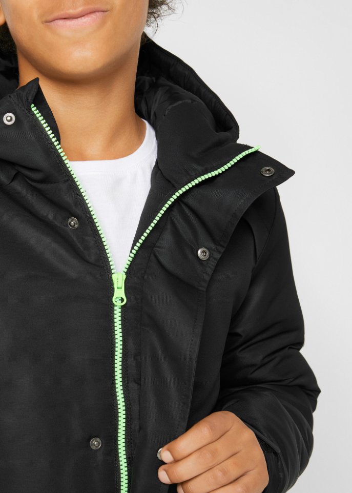 Jungen Winterjacke mit Kapuze