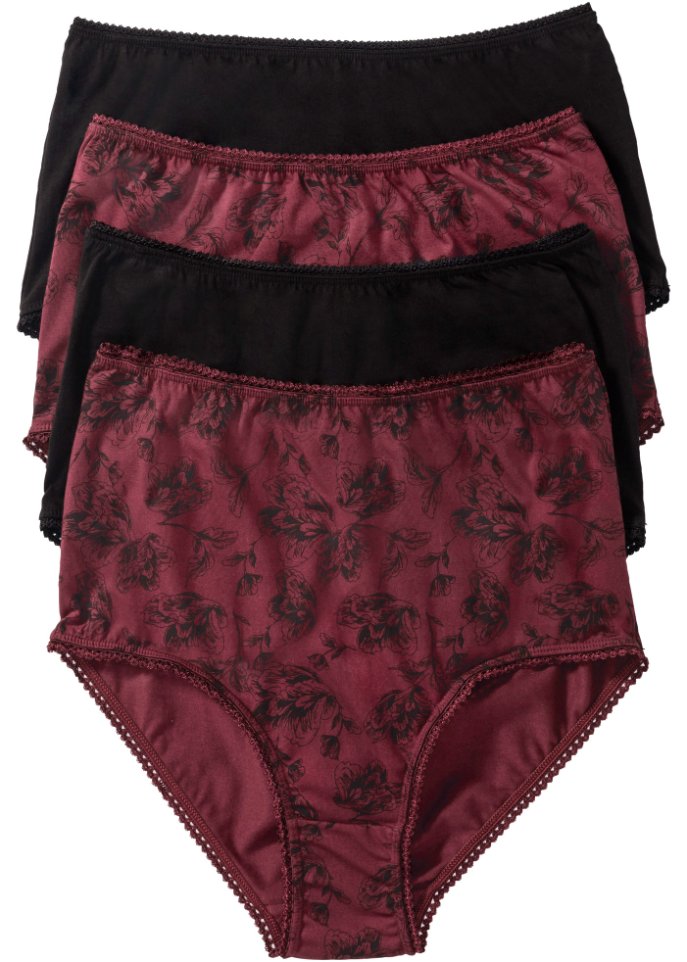 Taillenslip (4er Pack) mit Bio-Baumwolle