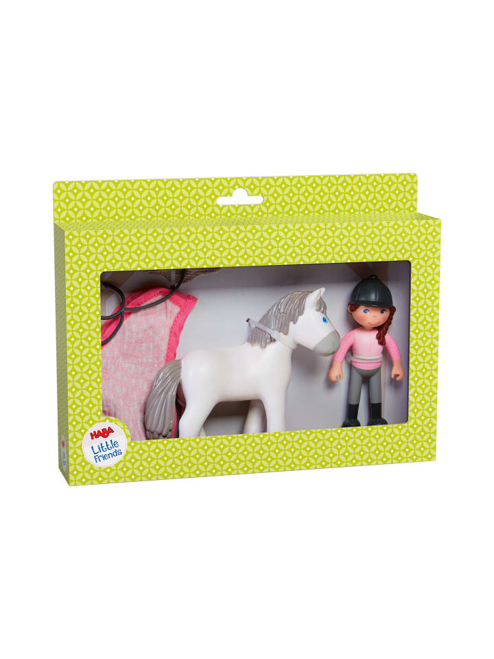 Haba Minipuppe Little Friends – Reiterin Sanya und Pferd Saphira in mehrfarbig günstig kaufen onesize