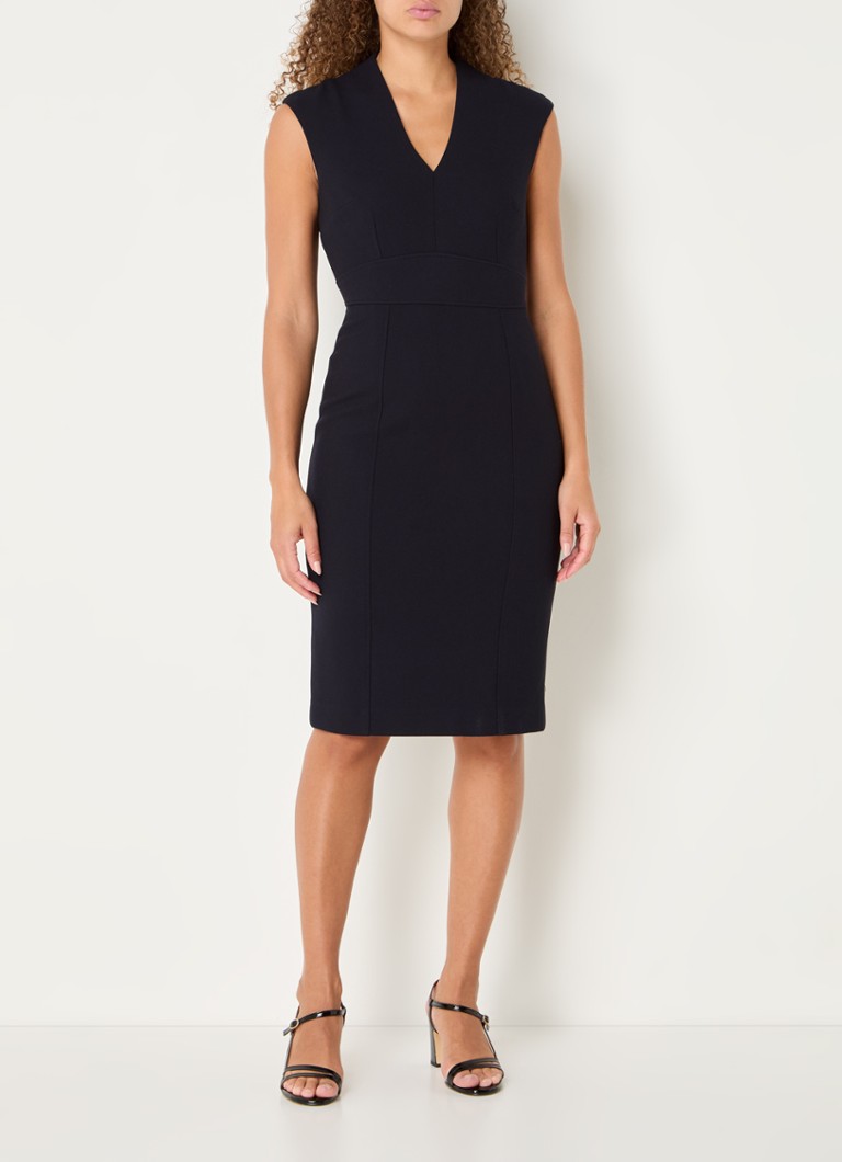 Abito midi con scollo a V modello Aly di Hobbs