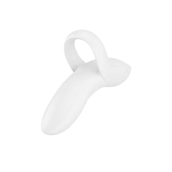 „Satisfyer Bold Lover“ baltas intymios erdvės masažuoklis