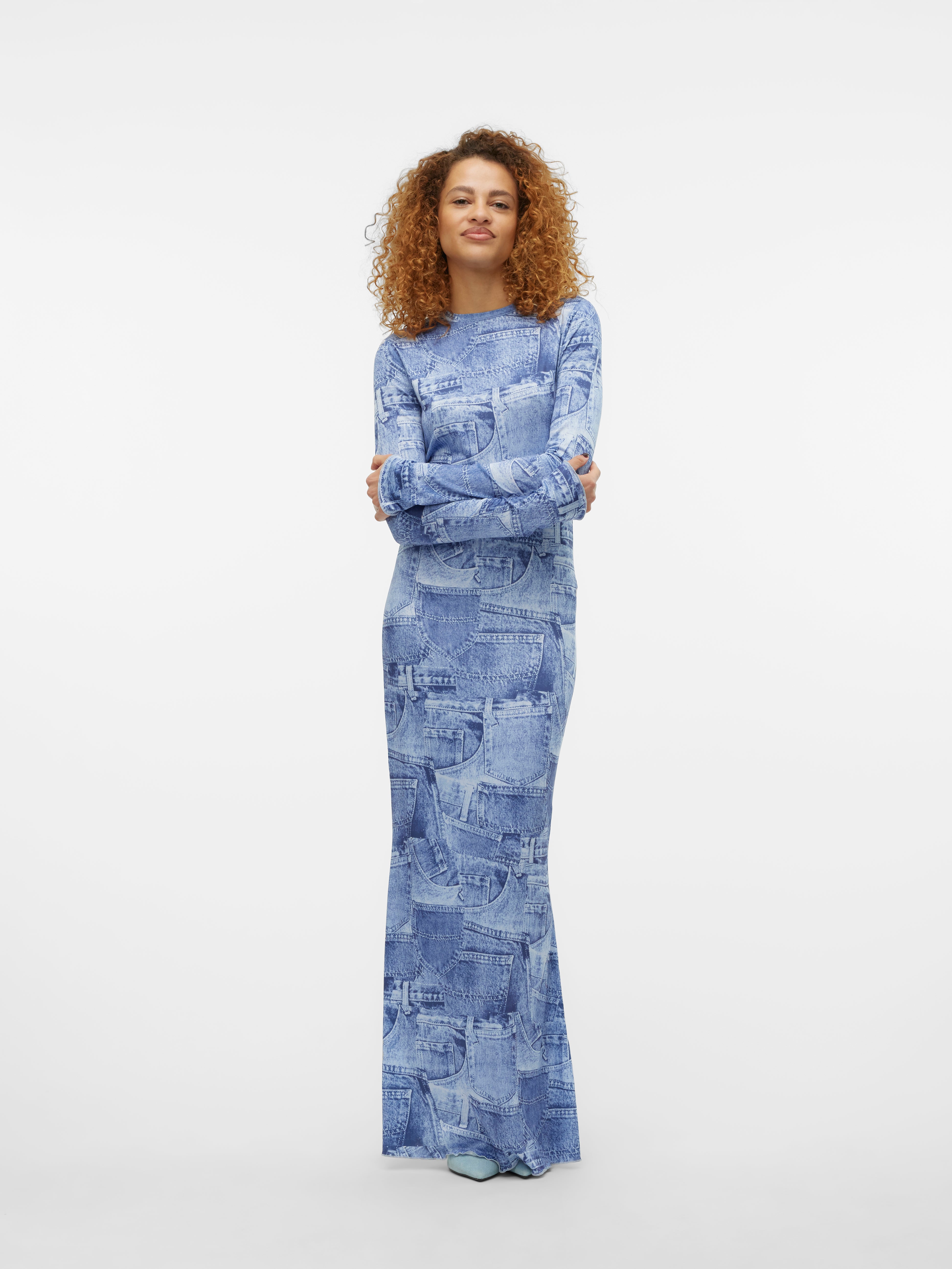 SOMETHINGNEW x SANDRA LAMBECK Langes Kleid