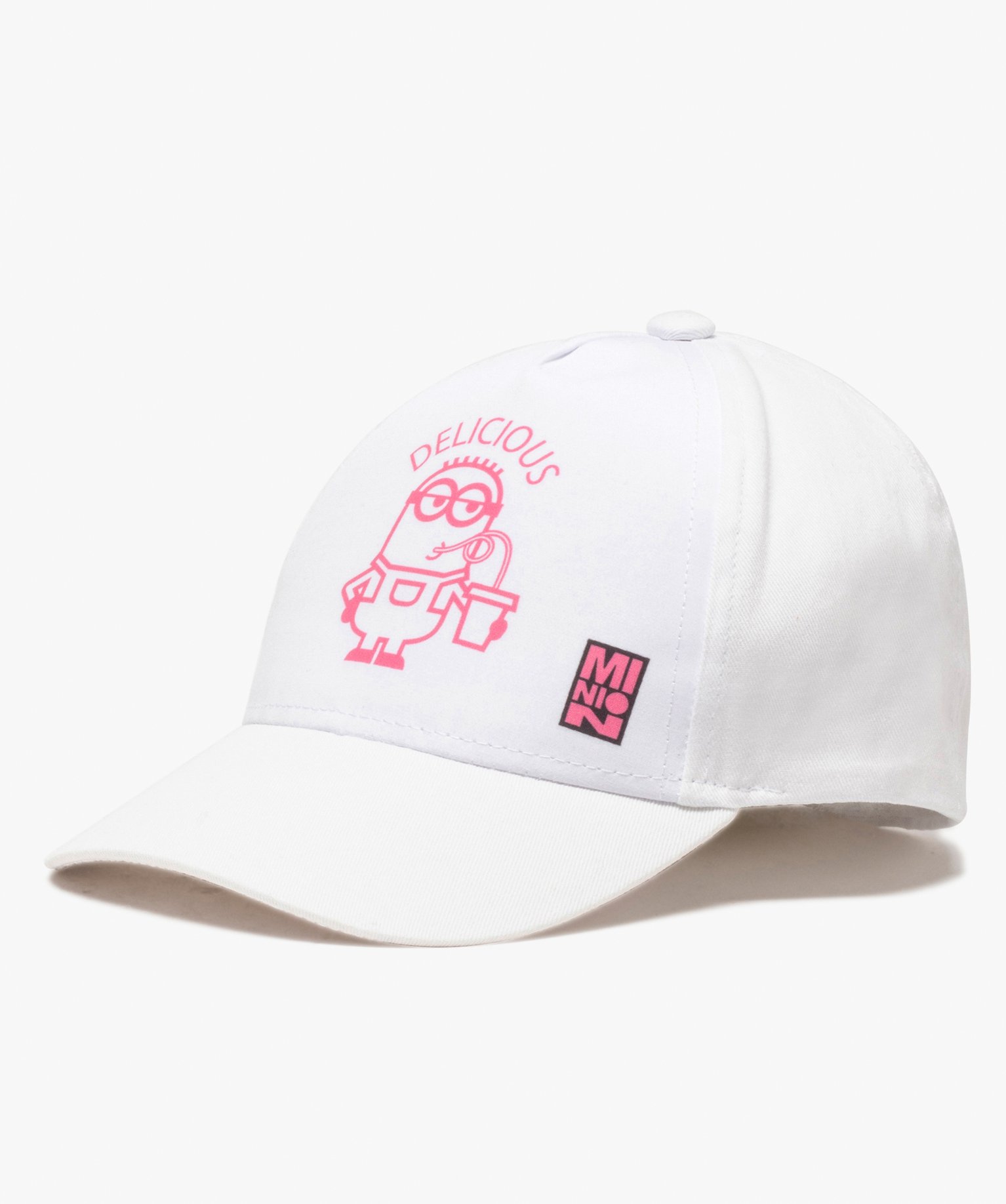 Casquette fille à motif sur l’avant – Les Minions blanc | GEMO