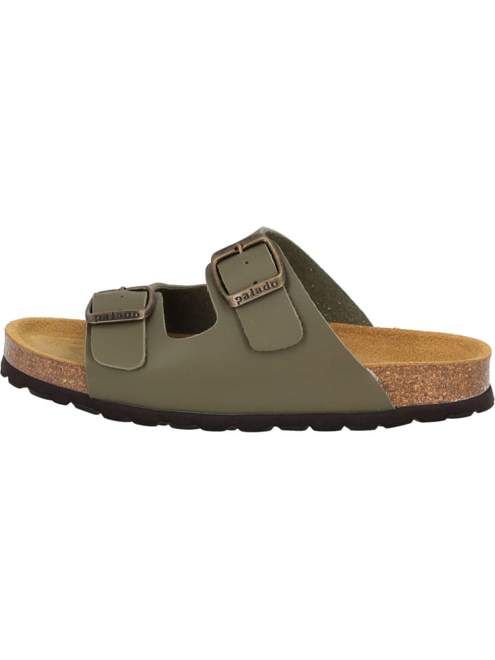 palado Pantoletten in khaki günstig kaufen
