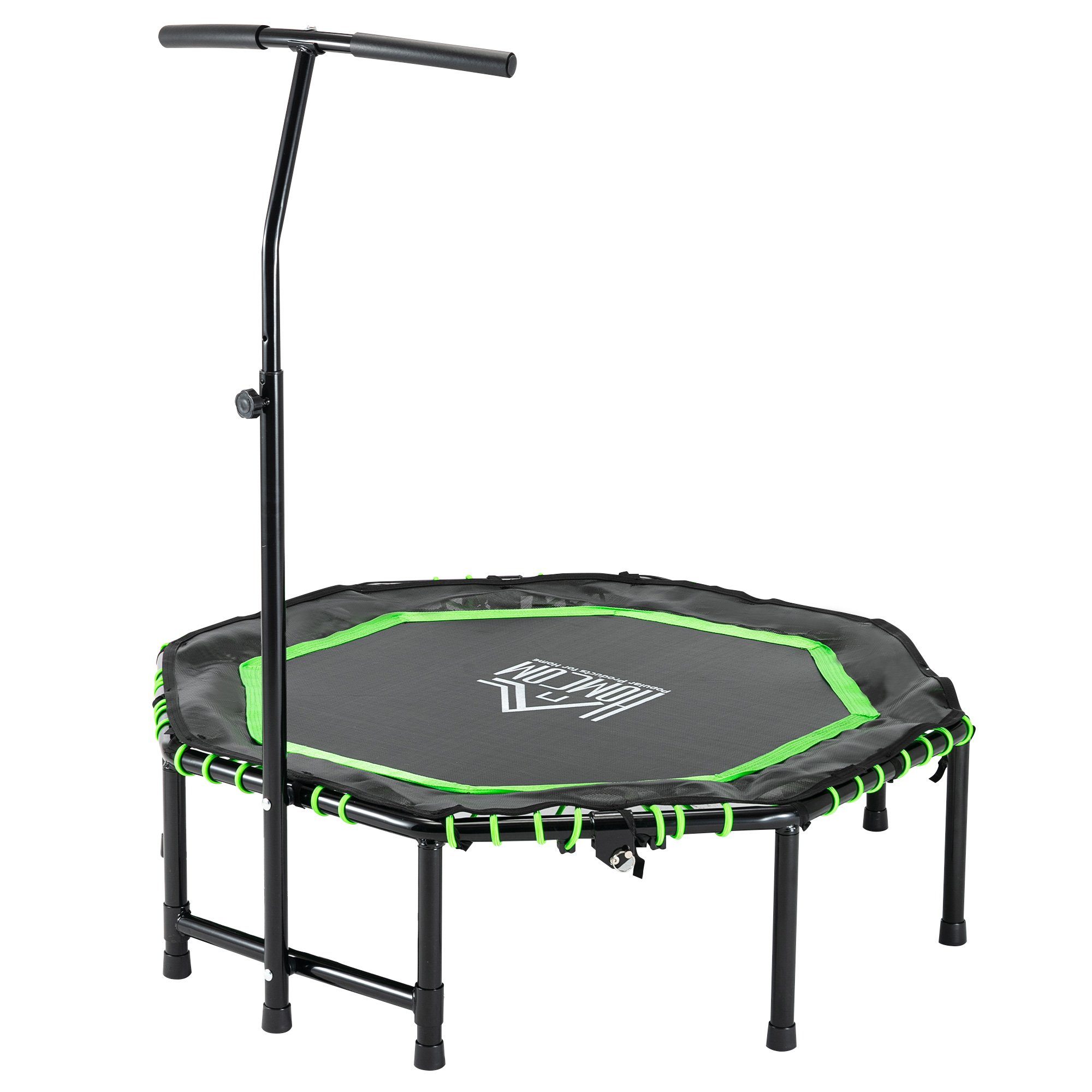 HOMCOM Fitnesstrampolin Fitness-Trampolin, Ø 122 cm, (Set, 1, 1 x Fitness-Trampolin; 1 x Montageanleitung)