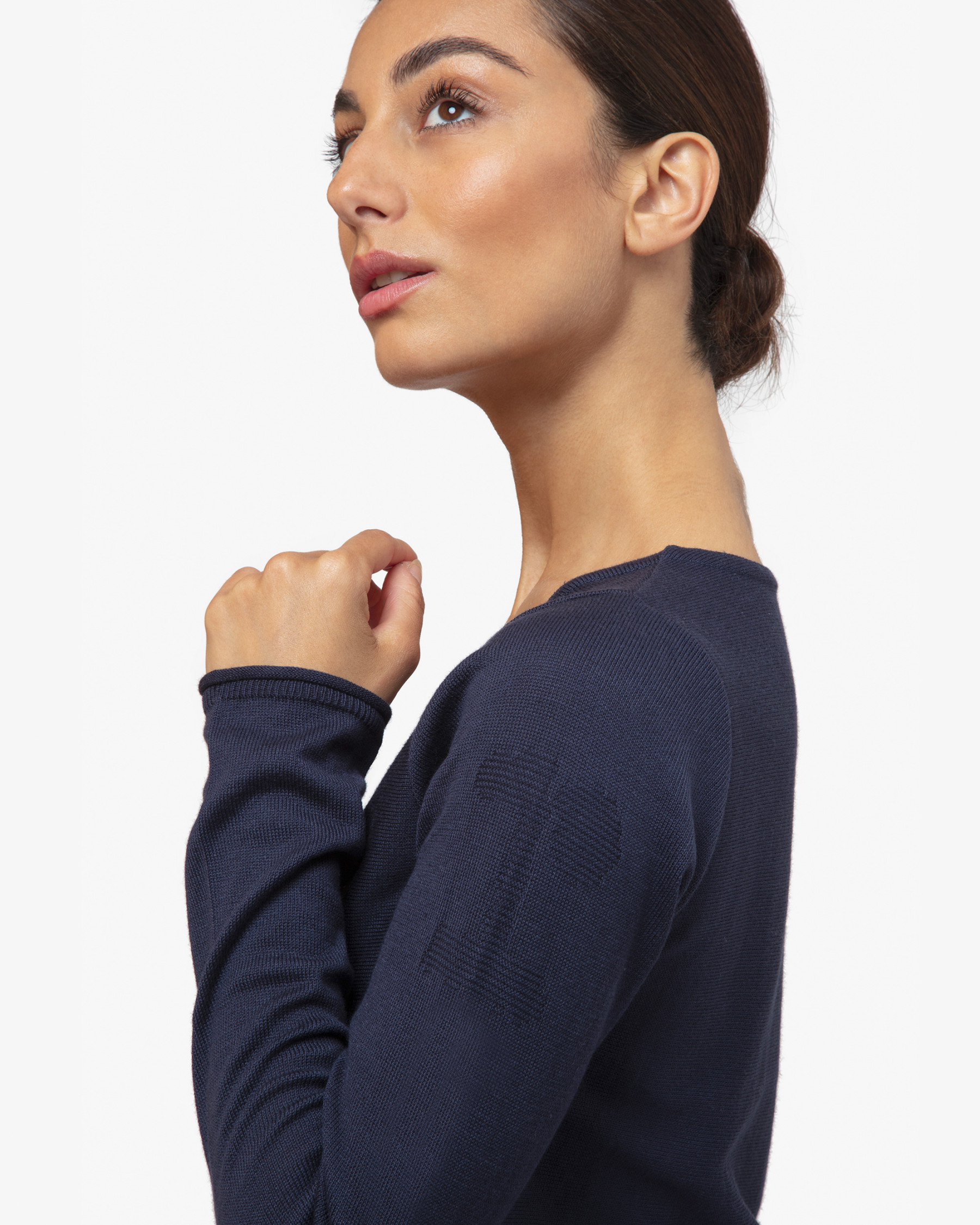 Knitted wrap-over