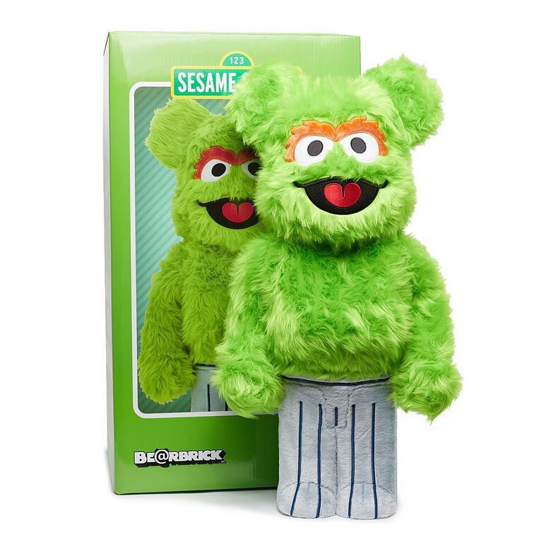 Medicom Bearbrick Oscar The Grouch Costume Ver. 1000% multicolor
