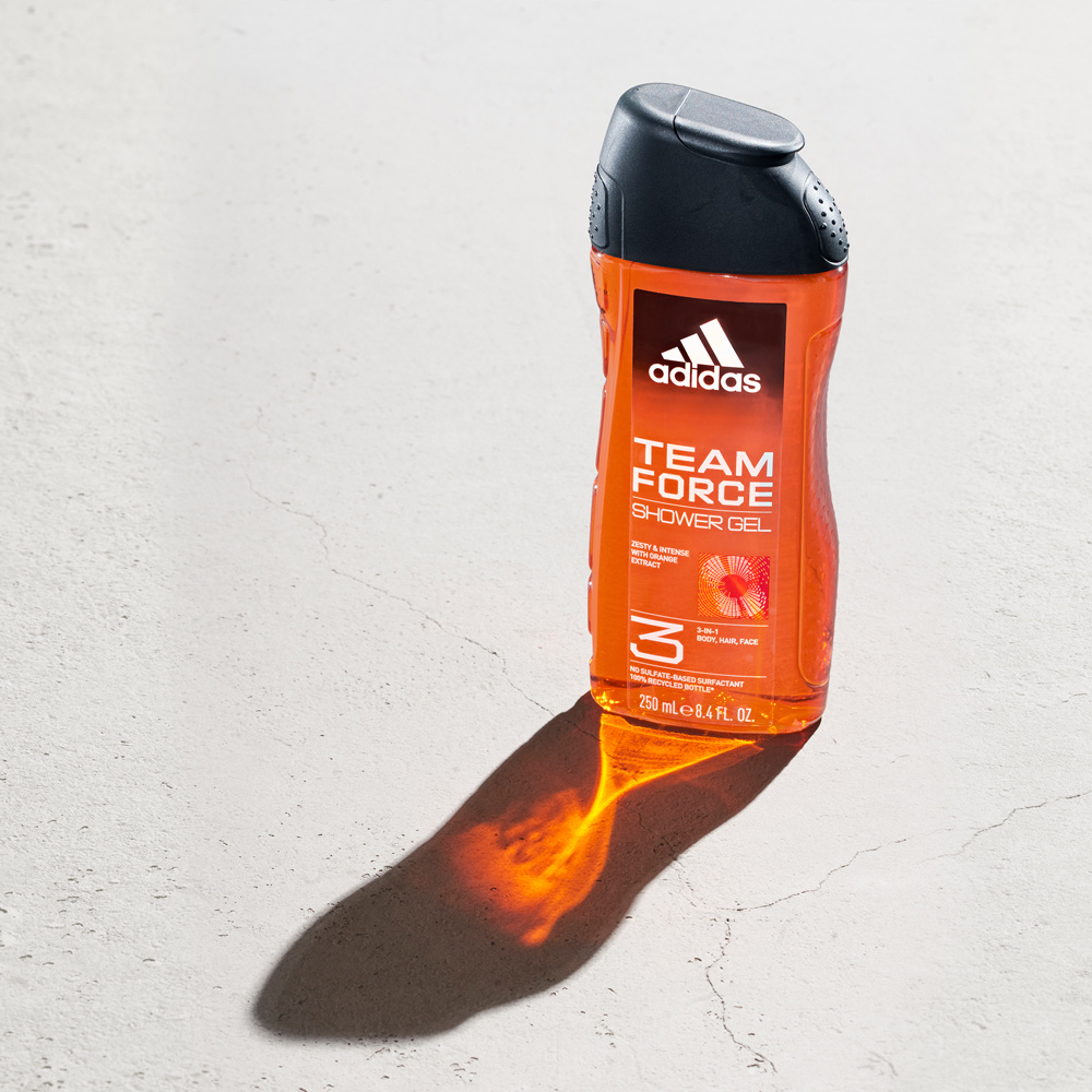 adidas Team Force - Formule vegan et testé dermatologiquement Gel douche - 250 ML