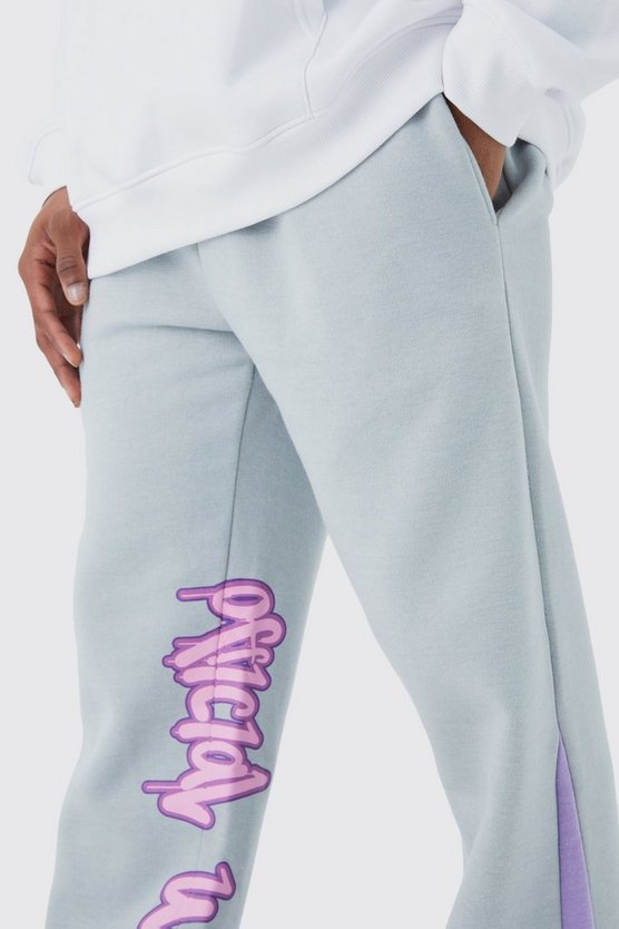 Jogginghose mit Grafitti-Print