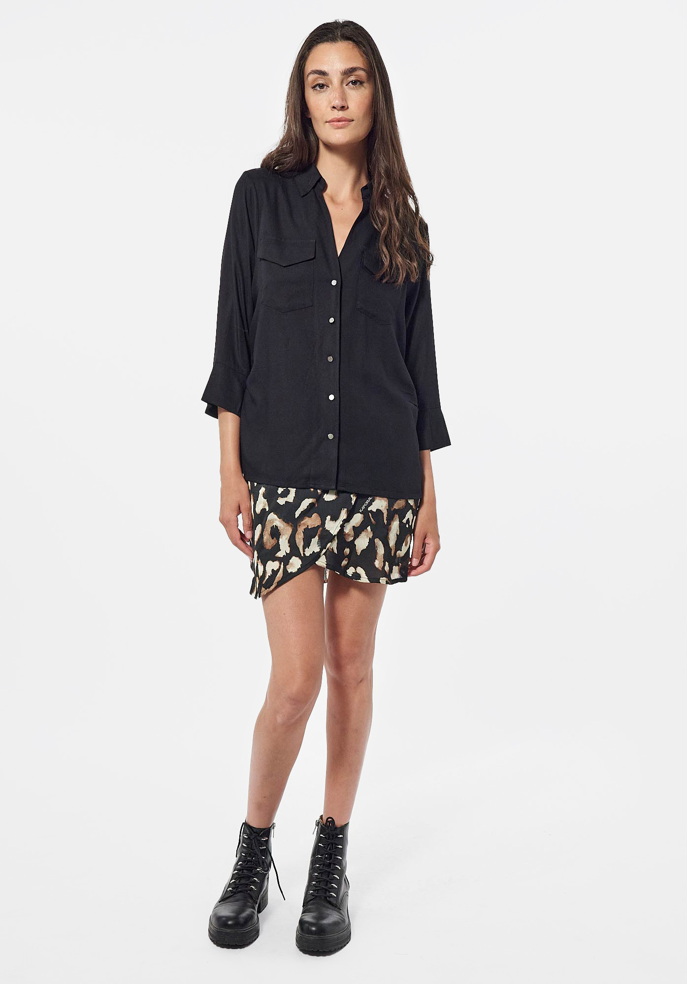 NORI   Chemise noire Femme