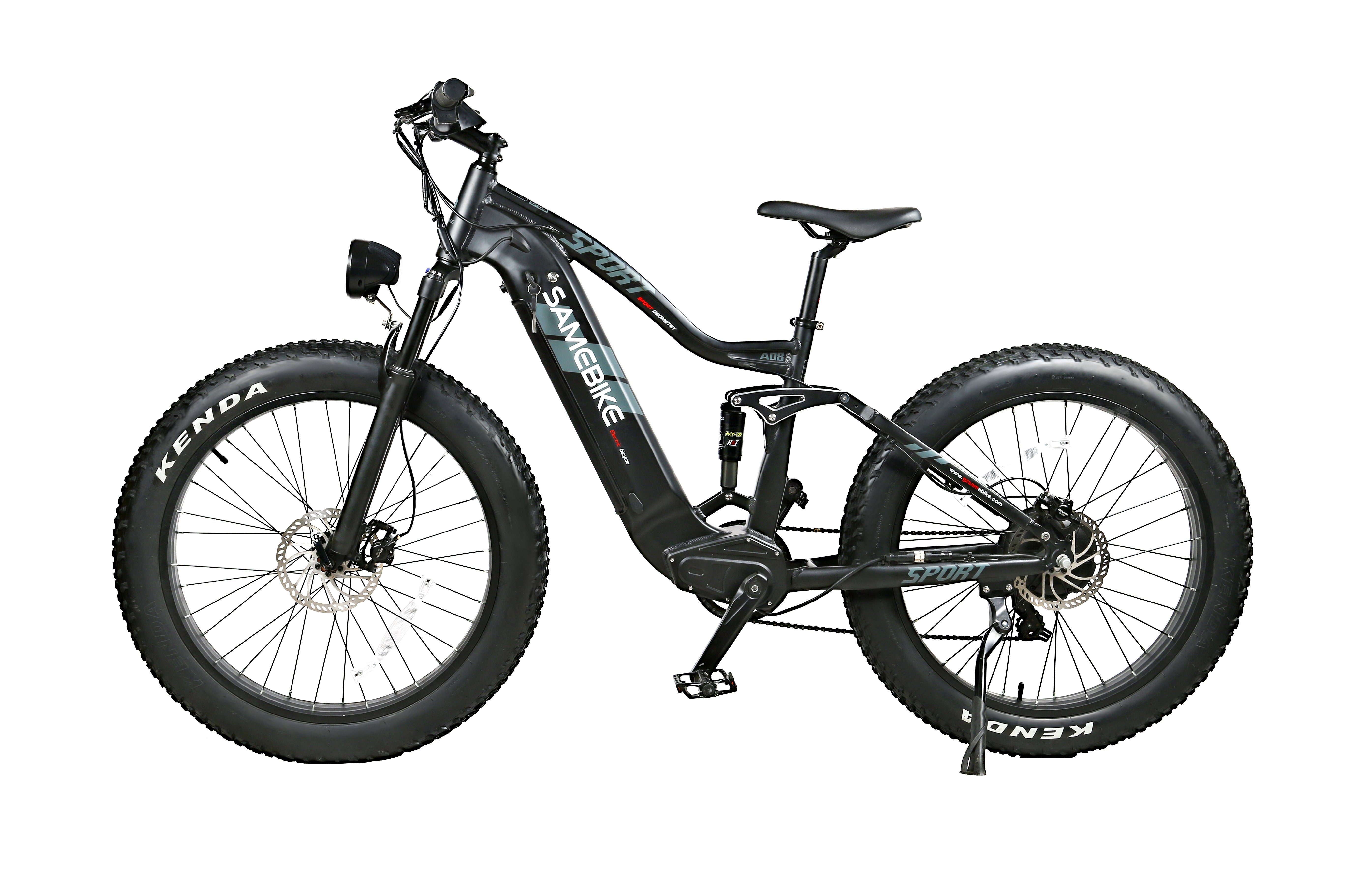 SAMEBIKE E-Bike RSA08 750W 26 Zoll Bafang Motor Fatbike E-Mountainbike 25km/h 17Ah