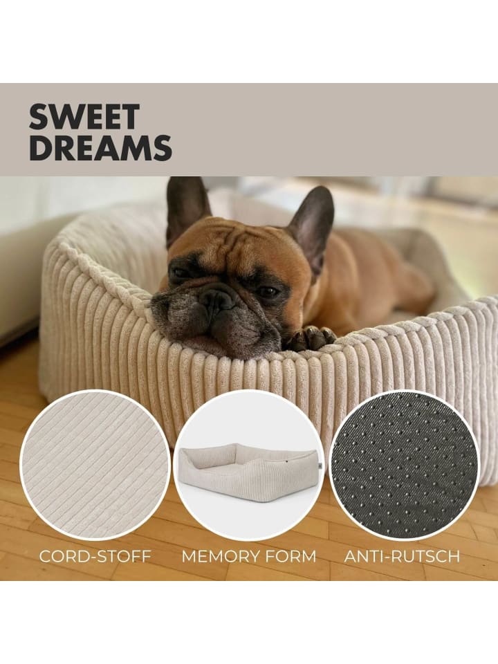 PAW WOW Hundebett ANTON Cord Beige günstig kaufen