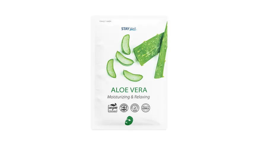 STAY Well Vegan sheet mask - ALOE