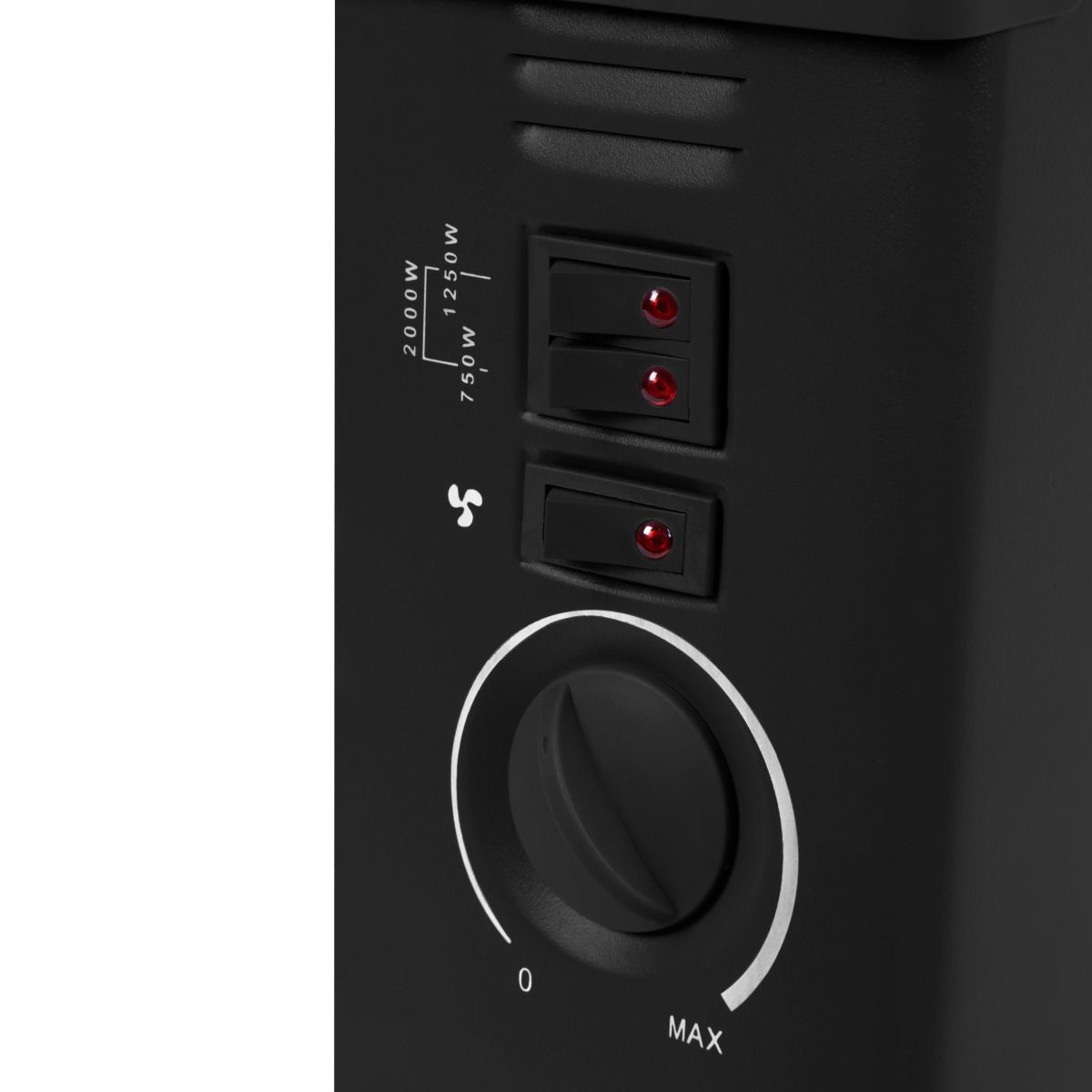 Vonroc 2000 Watt Konvektor Heizung mit Turbolüfter