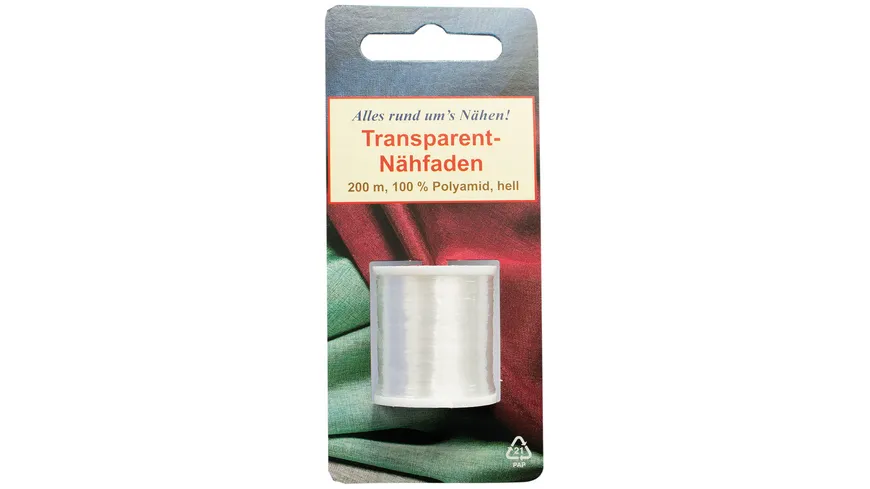 Nähfaden transparent 200 m