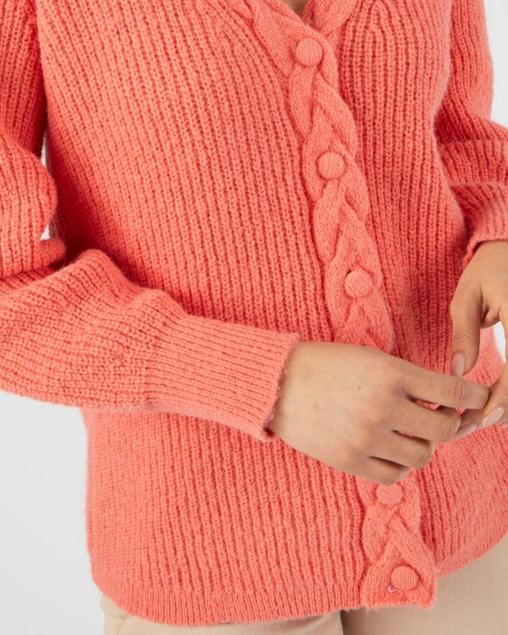 Gilet maille perlée patte torsadée Thermolactyl
