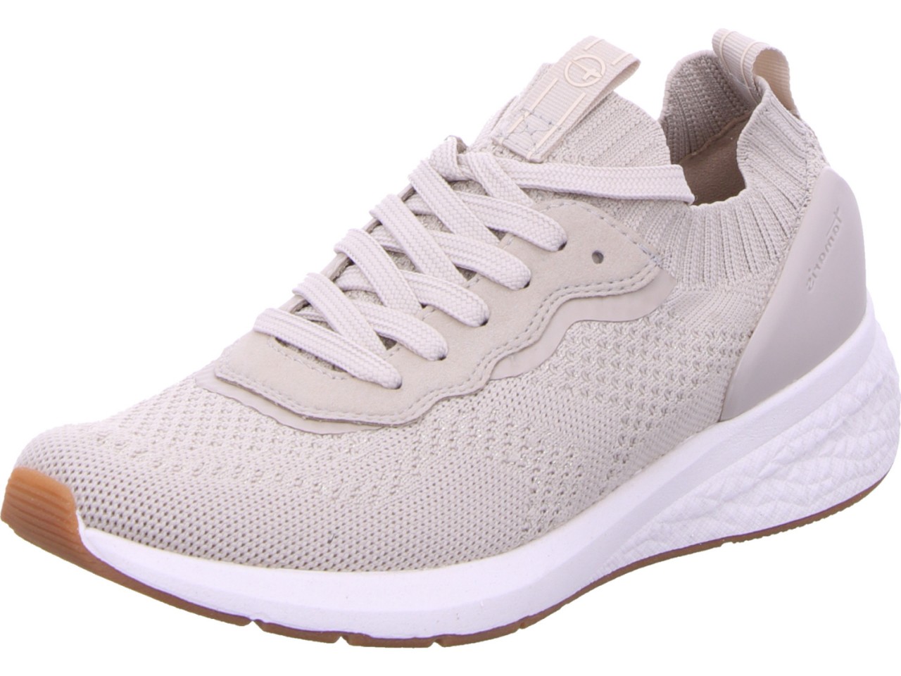 TAMARIS Freizeit Schnürer beige