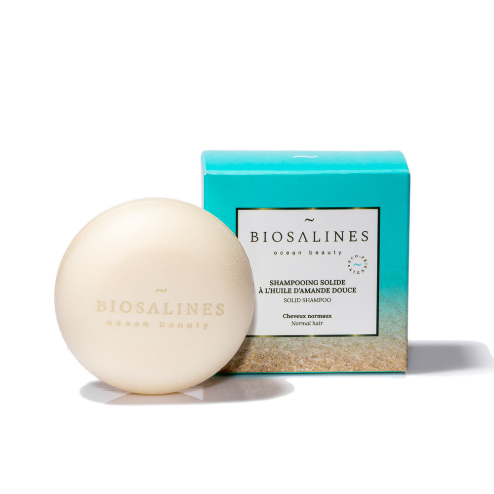 biosalines ocean beauty Shampooing Solide à l’Huile d’Amande Douce shampooing