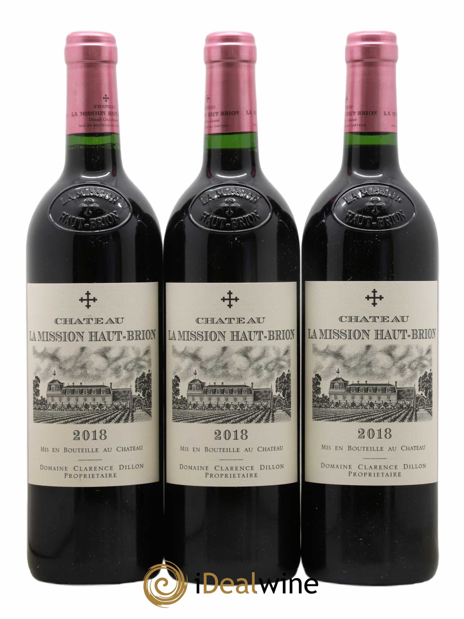 Château La Mission Haut-Brion Cru Classé de Graves  2018 - Lot de 6 Bouteilles