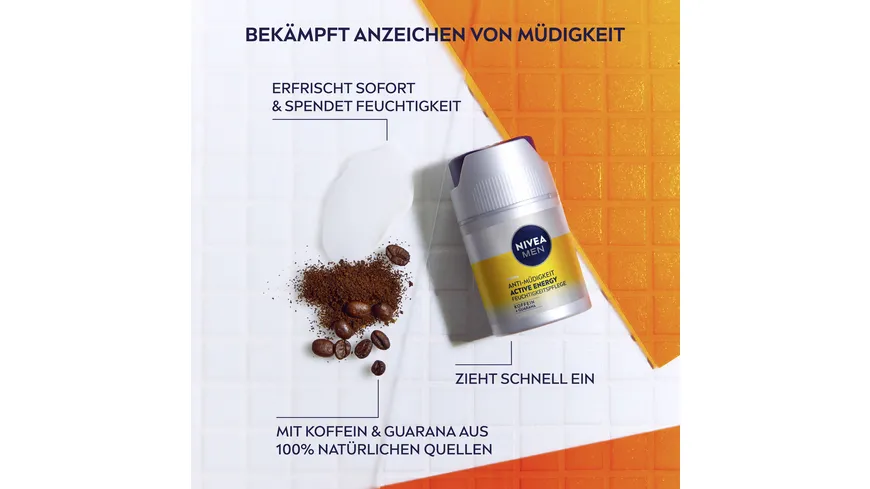 NIVEA MEN Active Energy Gesichtspflege Creme 50 ml