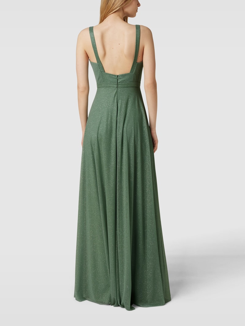 Abendkleid mit Herz-Ausschnitt in mint